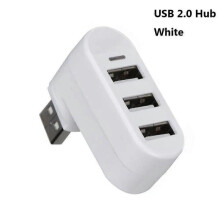 (USB 2.0 Hub White(.490)) 1pc High Speed USB 2.0/3.0 HUB Multi USB Splitter 4 Ports Expander Multiple USB Expander Computer Accessories For Laptop PC