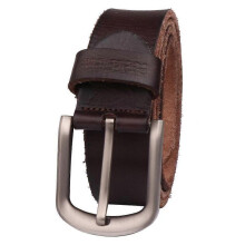 (115CM, coffee) New men belt top full grain 100% real genuine cowskin leather soft jeans belt TM050