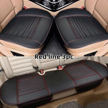 (red 3 piece) Car Seat Cover Cushion For Hyundai I30 Tucson I20 I35 Ix25 Creta Ix35 Car Interior Tools Supplies Accessories Universal Cushion