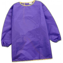 (S, Purple) Children's Painting Smock,children's Apron,bib Blue, S - Ri
