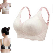 (Light pink, M) Jelly Gel Shaping Bra,posture Correcting Bra, Anti Saggy Breasts Bra, Soft Support Seamless Comforta - Ri