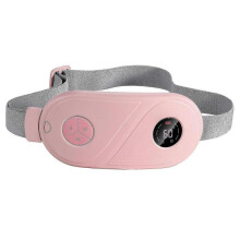 (Pink) Portable Heating Pad For Back Pain Relief, Hot Electric Heat Pad For Menstrual Period Cramp For Girlfriend Women, Christmas Gifts - Ri