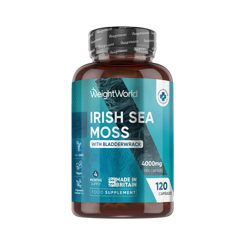 Irish Sea Moss 4000mg Capsules with Bladderwrack 639mg - 120 Vegan Capsules, 4 - Image 6