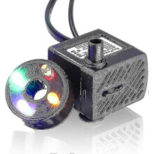 Mini Water Pump with Led, 180l/h, 3w, Small Fish Tank, Garden, Well, Garden Pond, Water Fountain Pump - Ri