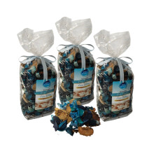 3x Pure Cotton Pot Pourri Scented Botanicals Fresh Floral Scent 180g