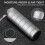 (Grey) Metal Pill Organizer Weekly,Stackable Waterproof Travel Pill Box,Pill Case Container,7 Day Daily Med 2