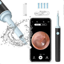 (Black) INSKAM FIND B Visual Ear Wax Removal Tool Visual Ear Cleaner Digital Otoscope with Ear Cleaning Tool