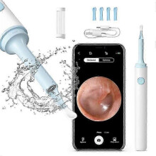 (White) INSKAM FIND B Visual Ear Wax Removal Tool Visual Ear Cleaner Digital Otoscope with Ear Cleaning Tool