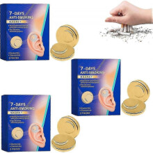 7-Days Anti-smoking Magnet, Magnetic Therapy Quit Stop Smoking Smoke Magnet Magnetic Therapy Ear Auricular Loss Weight Acupressure