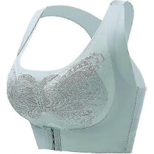 (Size L, Green) Ladies Seamless Beauty Back Underwear No Steel Ring Sports Bra Sexy Push Up Comfortable Underwear Thin Sports Bra - PJ