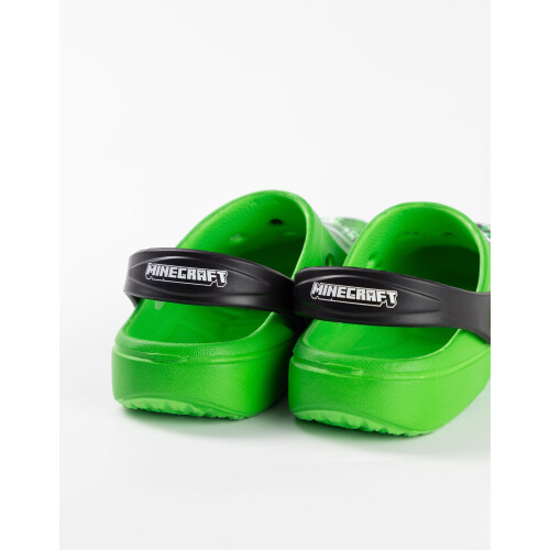 Minecraft (13 UK Child) Minecraft Clogs (Boys Green) 1