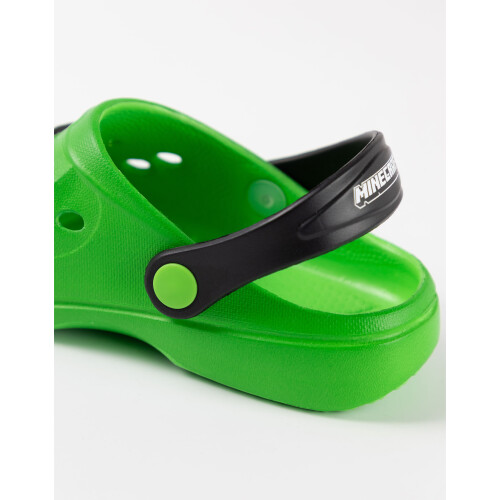 Minecraft (11 UK Child) Minecraft Clogs (Boys Green) 2