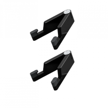 Mini support universel pour téléphone portable, pliable, en aluminium, noir