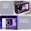 Ηχείο Bluetooth RGB, μοντέρνο διαφανές ηχείο με ρολόι και φως, απίστευτος ήχος, επαναφορ 4
