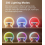 Ασύρματη λάμπα ατμόσφαιρας φόρτισης, φως RGB με ξυπνητήρι ανατολής ηλίου, νυχτερ 6