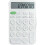 (White)Basic Cute Candy Calculator, Portable Standard Calculator 12 Digit Dual Power Handheld Desktop Calculator - Ri 1