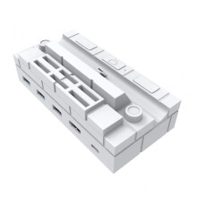 (White) HDMI-compatible Video Converter Docking Station for Switch/Switch OLED Console