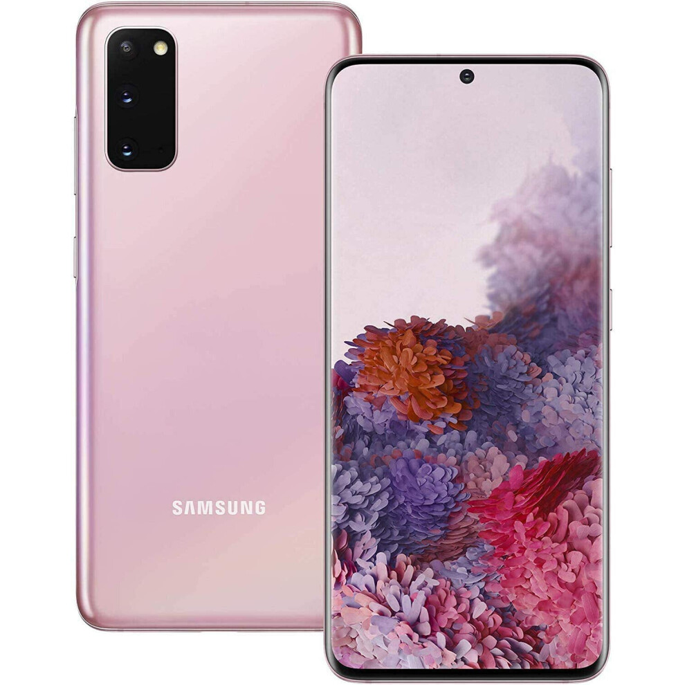 2020 Samsung Galaxy S20 5G, 128GB - Cloud Pink (Renewed)