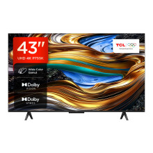 TCL 43P755K 43-inch Ultra HD, Wide Color Gamut, 4K HDR TV, Smart TV Powered by Android TV (Dolby Atmos 2.0, Dolby Vision, HDR 10+, Voice Control, com