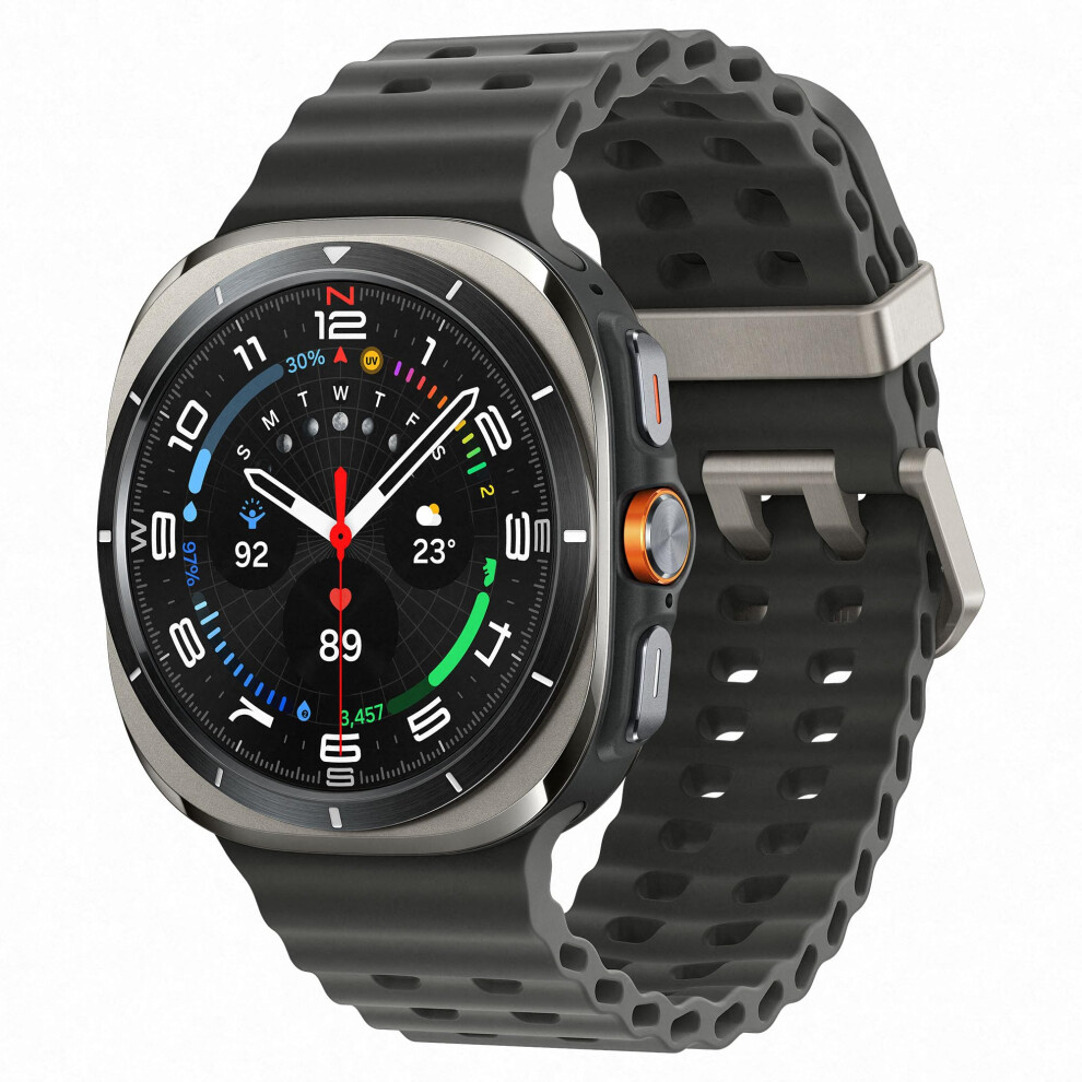 Samsung Galaxy Watch Ultra Black with Galaxy AI, Smart Watch, Health Monitoring, Fitness Tracker, 47mm, LTE, 3 Year Manufacturer Extended Warranty (U