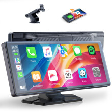 LAMTTO Wireless Car Stereo for Apple CarPlay Android Auto Portable Car Radio, 9.26 Inch IPS Touchscreen CarPlay Screen with Bluetooth 5.0/Mirror Link