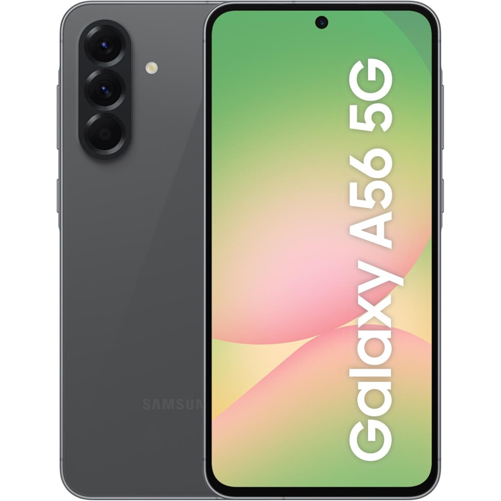 SAMSUNG (A566 Galaxy A56 Dual 5G 128GB 8GB RAM (Graphite) Grey