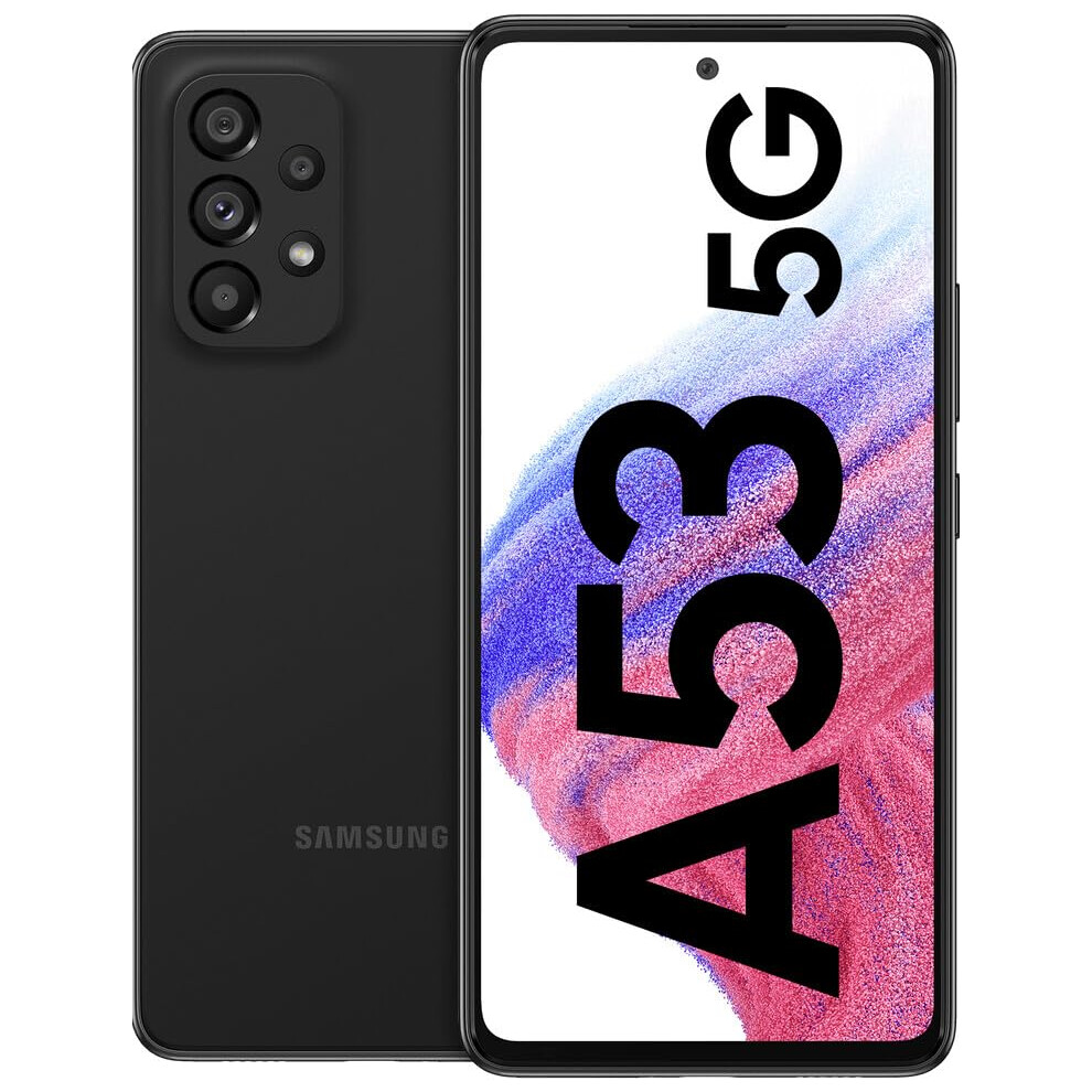 Samsung Galaxy A53 5G 128GB Black Unlocked (Renewed)