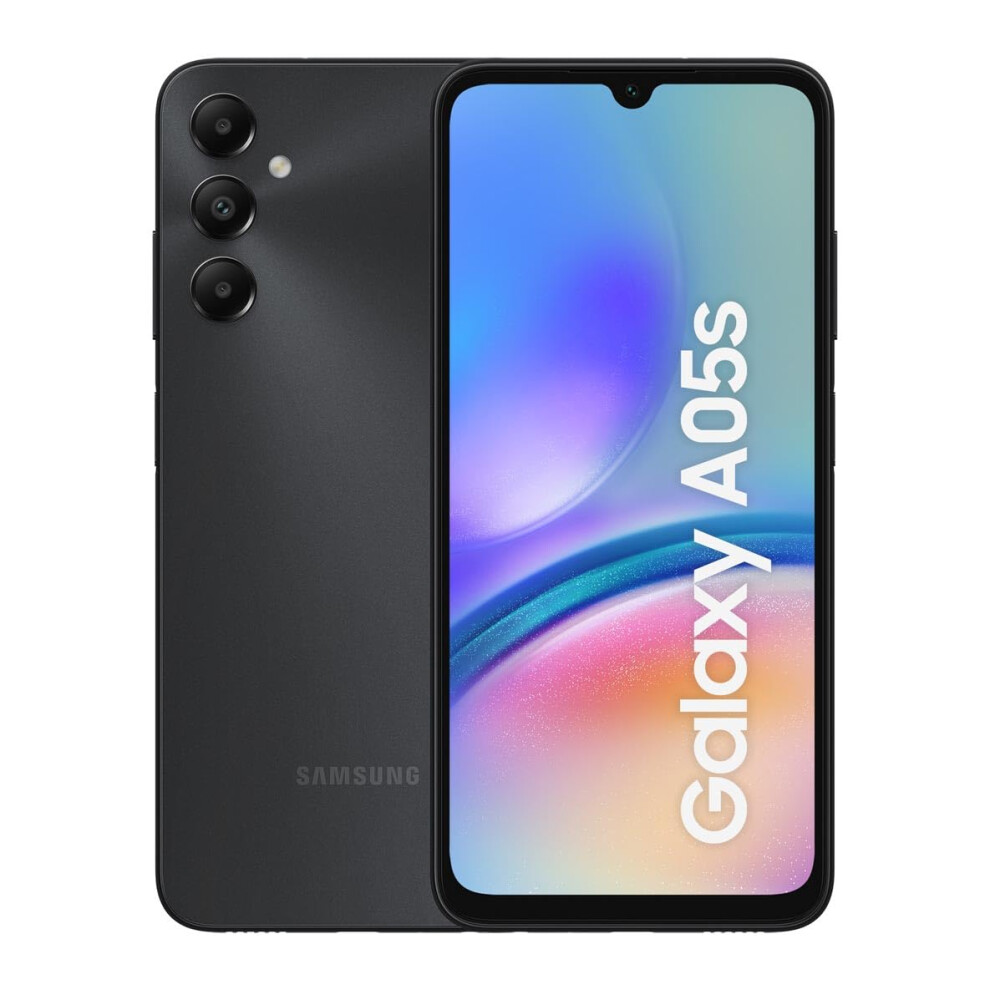 Samsung Galaxy A05s, Factory Unlocked Android Smartphone, 13MP Front Camera, Fast Charging, 64GB, Black, 3 Year Manufacturer Extended Warranty (UK Ve-image-OPC-PHKDPPD-NEW