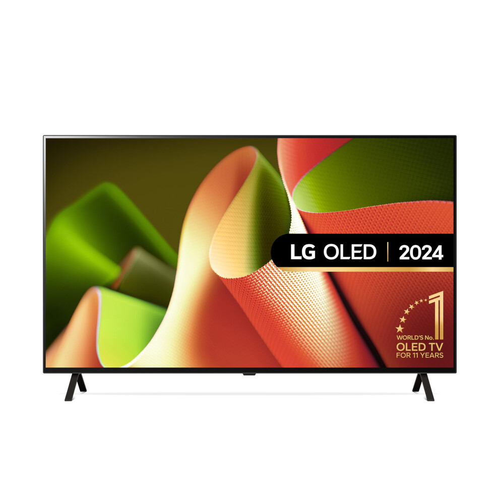 LG OLED55B46LA 55-Inch 4K UHD Smart TV, (Î±8 AI Processor, Dolby Atmos, Freeview Play and Amazon Alexa, 120Hz), Black [Model 2024]