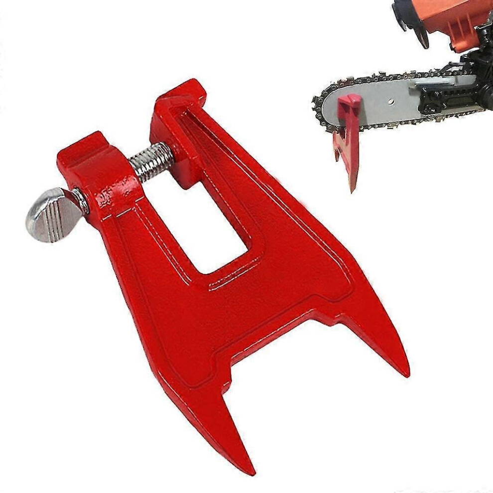 Étau à souche, outil d'affûtage de chaîne de scie, pince à ruban, accessoires de tronçonneuse