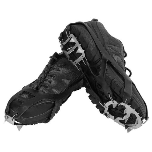 Crampons antidérapants à 18 crampons pour chaussures 1