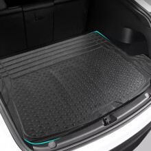 Alfombrilla de PVC personalizable y recortable para maletero: resistente, impermeable y antideslizante.