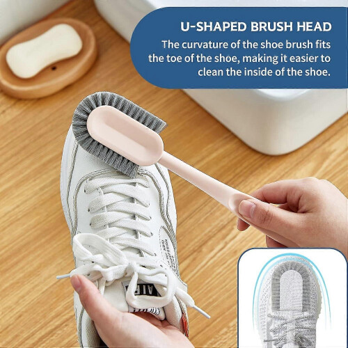 Vacuum Cleaner - Broom Professional Shoe Cleaning Brush, Multi-function Long Handle Boe Brush, Can be
