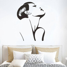Autocollant mural aspirateur-balai 1 pièce, décoration idéale pour chambre, salon