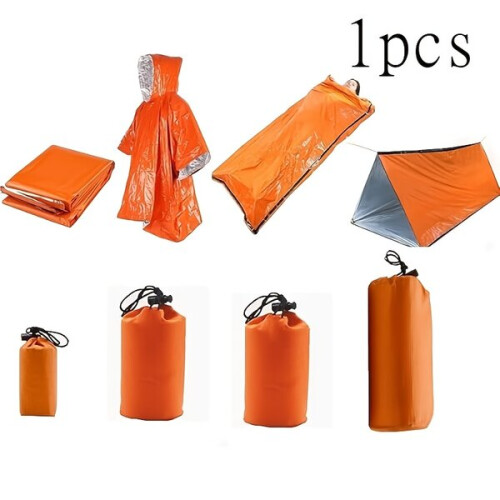 Ultimate Emergency Survival Kit: Σκηνή, κουβέρτα, υπνόσακος και κάπ 1