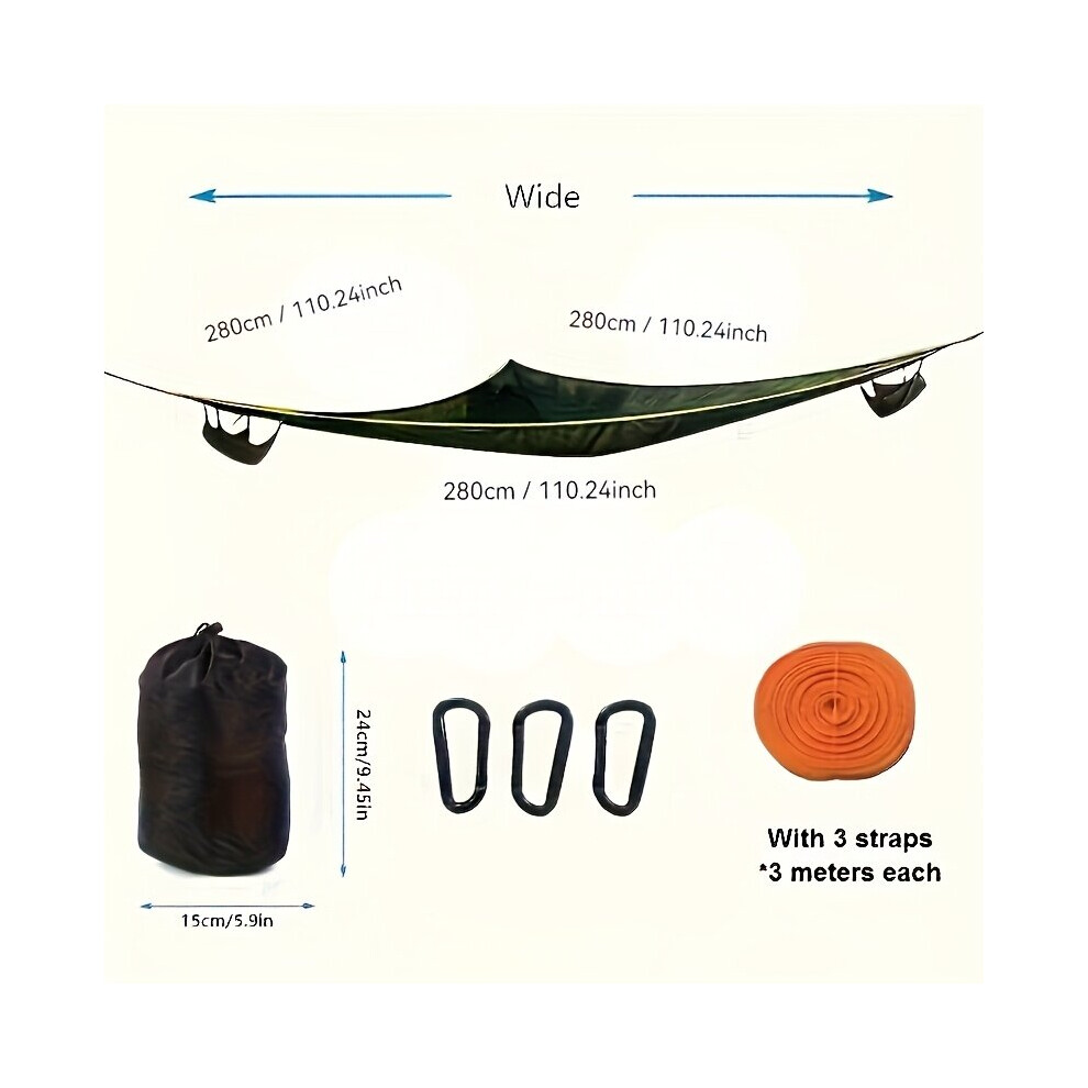 Hamac triangulaire durable pour l'extérieur, balançoire portable en tissu pour plusieurs personnes avec