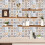 Vintage Geometric Peel and Stick Backsplash Tiles - Τετράγωνα αυτοκόλλητα τοίχο 5