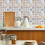 Vintage Geometric Peel and Stick Backsplash Tiles - Τετράγωνα αυτοκόλλητα τοίχο 3