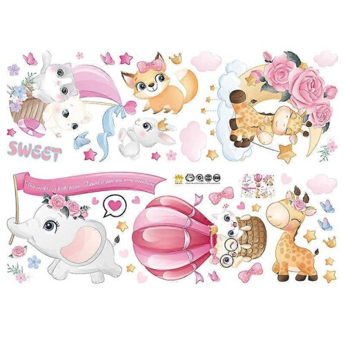 Ηλεκτρική σκούπα - Σκούπα 1 Σετ καρτούν Ζώο αυτοκόλλ