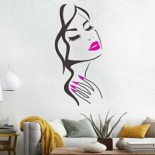 Ηλεκτρική σκούπα - σκούπα 1τμχ Τοίχου Decal Beauty Salon Manicure N