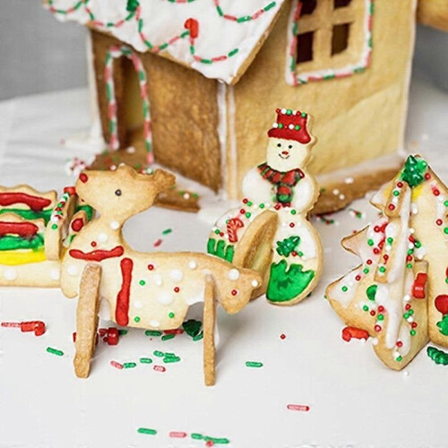 Aspiradora - Escoba Forma de Pan de Jengibre 3D Navidad