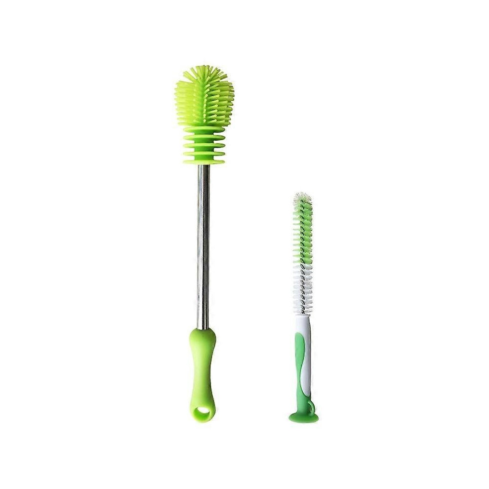 Ensemble de brosses de nettoyage en silicone Youda pour aspirateur et balai, pour biberons en verre,