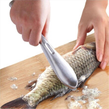 Aspirateur - Balai Brosse à écailles de poisson Éliminateur d'écailles de poisson avec dents de scie