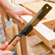 Ruitool 7 Zoll japanische Handsäge – Sk5-Stahl, flexible Klinge mit komfortablem Holzgriff für präzise