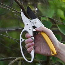 3X Hochgeschwindigkeits-Gartenschere, Gartenschere aus Kohlenstoffstahl, Multifunktionales Hand-Schnittwerkzeug