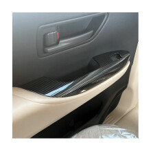 Embellecedor de reposabrazos de puerta y elevalunas para Land Cruiser LC300 2022-2023 - Fibra de carbono