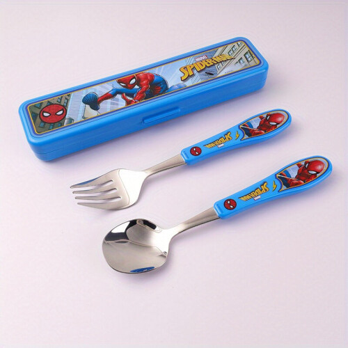 Set Vaisselle Spiderman 3 Pièces En Polypropylène - Assiette, Bol Et Gobelet Pour Enfants