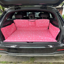 Alfombrilla impermeable para maletero de coche, diseño de hueso de perro, antideslizante, para mascotas