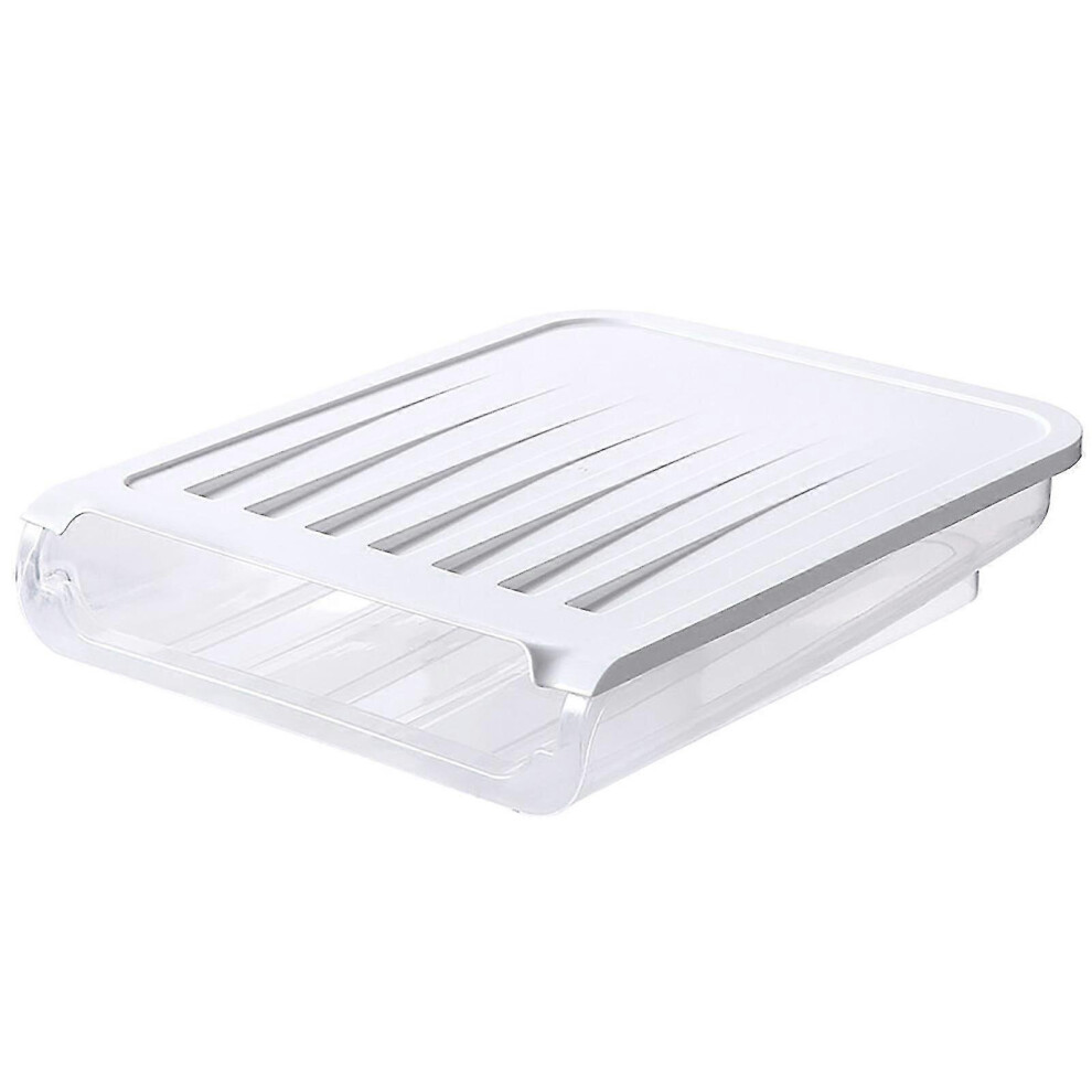 Boîte de rangement transparente, récipient fraîcheur à rotation automatique pour réfrigérateur de cuisine