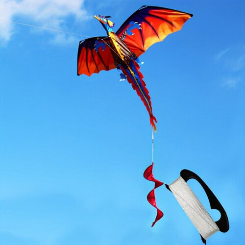 Giant 3D Pterosaur Kite with Spiral Tair - Ανθεκτικό πολυεστέρα και υαλοβάμβακ 1